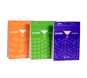 Bloc-notes A5 100 pages purple pratique et compact