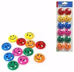 Lot de 12 Aimants Tableau Smile pratiques et ludiques