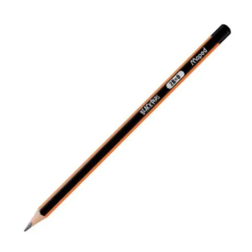 crayon noir MAPED 2B mine douce écriture dessin