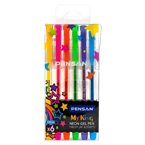 Stylos gel néon PENSAN MYKING pack 6