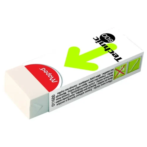 gomme mini technic 600 MAPED blanche précise