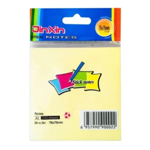stick note 76x76 pastel transparent JINXIN blanc