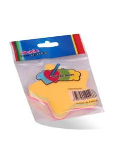 sticky notes forme fluo assortiment 100 feuilles MK195-3