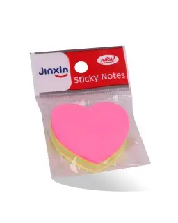 sticky notes forme fluo assortiment 100 feuilles MK195-3
