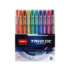 Stylos à bille TRIO DC UNIMAX pochette 10