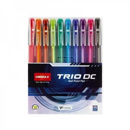 Stylos à bille TRIO DC UNIMAX pochette 10