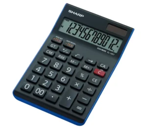 Calculatrice Sharp EL-125T compacte pour calculs quotidiens