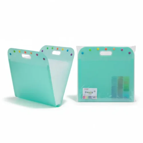 Trieur 12 positions horizontal Trambo avec bouton pour classement de documents