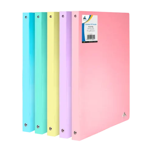 mini classeur 4 anneaux D20 plastique pastel Officeplast