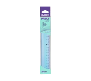 Règle plate 20cm Prima Géo en plastique transparent pour dessin et mesure précise
