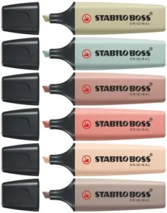 Set de 6 marqueurs Stabilo Nature Colors couleurs naturelles