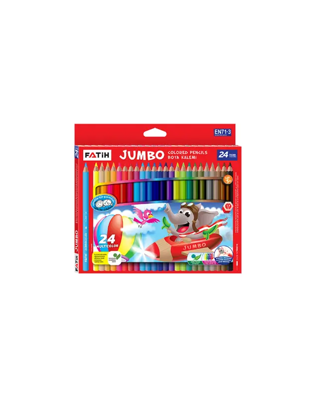 crayons couleur jumbo Fatih 24/18 enfants