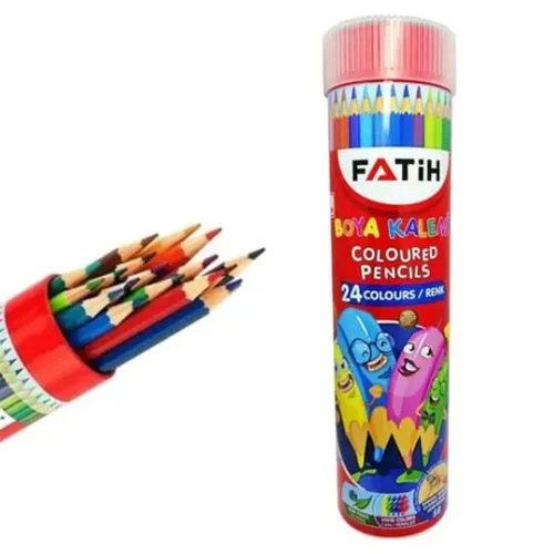 crayons métalliques Fatih 12 couleurs brillants
