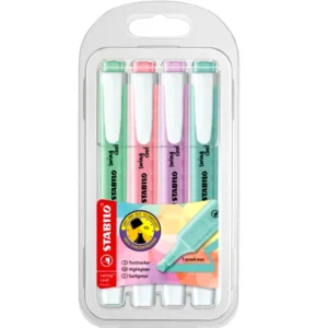surligneurs pastel Stabilo Swing Cool x4