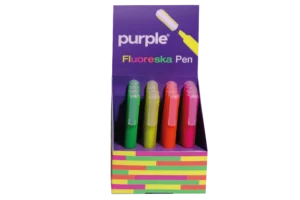 Surligneur Pen FLUORESKA pour notes et documents colorés